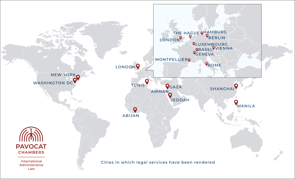 International Administrative Law Map – Pavocat Chambers-paths